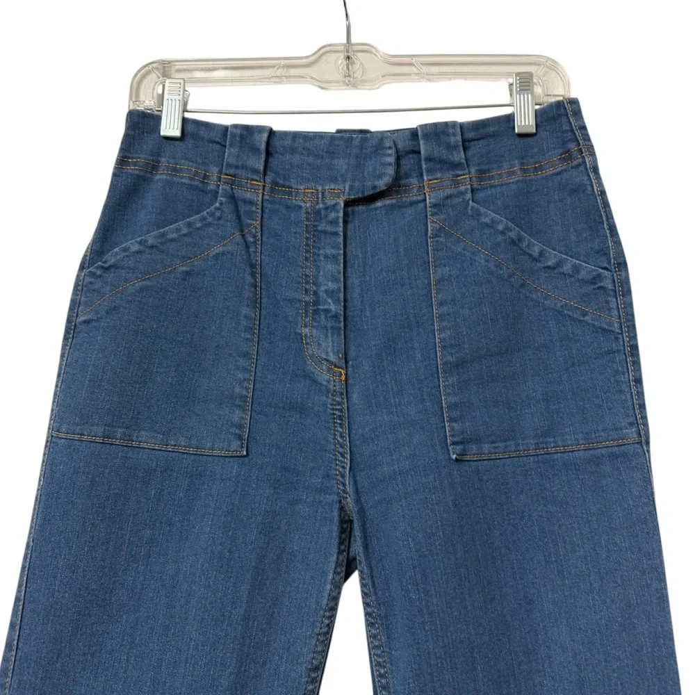 Forever 21 Blue Flare Jeans 70’s Bell-bottom High-Rise Denim Jeans